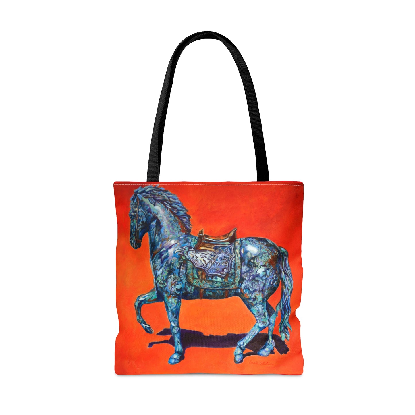 Tote Bag - Indigo Horse Design