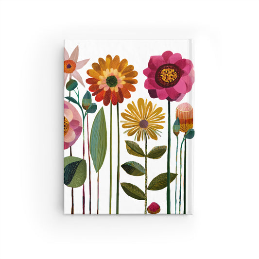 Floral Bloom Journal - Whimsical Flower Design, Perfect for Creative Writing, Personal Reflection, or Gift for Nature Lovers