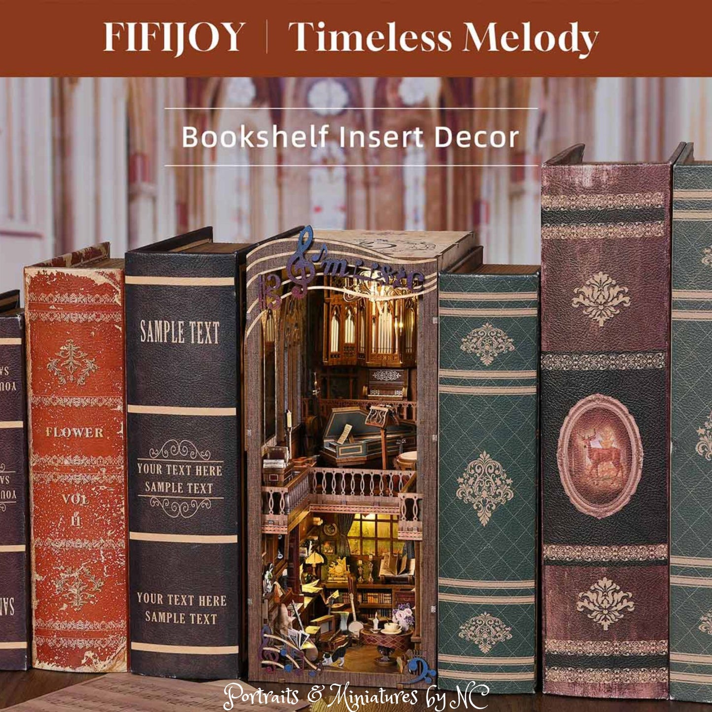 Timeless Melody Book Nook Kit n-Gift for Music Lovers