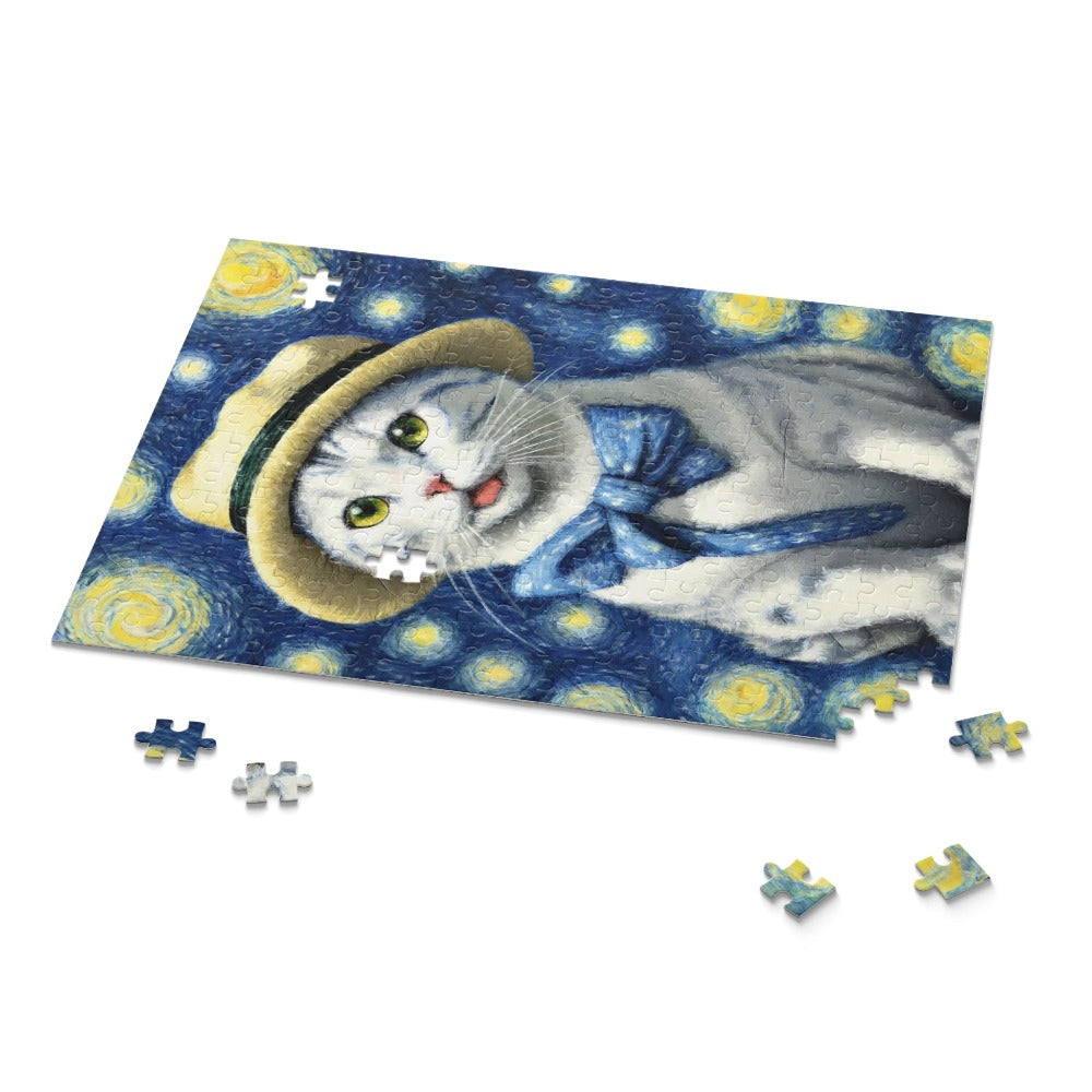 Starry Eye Cat Puzzle