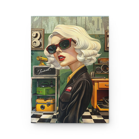 Hardcover Journal Matte - Tool Time Blonde front and back cover
