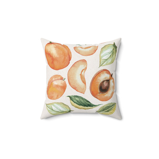 Peach Pillow 14" x 14" front