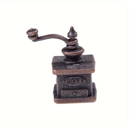 1:12 Scale Vintage Style Dollhouse Miniature Kitchen Coffee Grinder front view
