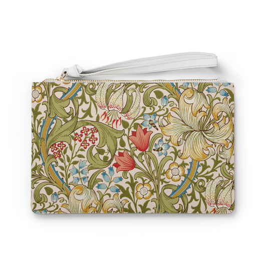 Clutch Bag William Morris Golden Lilly Design