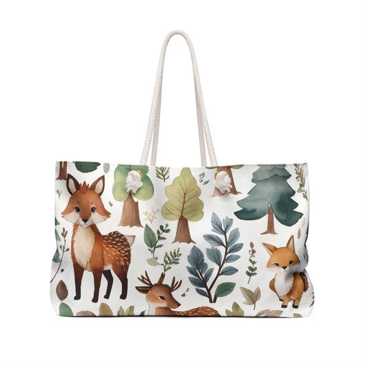 Weekender Tote Bag - Forest Animals back