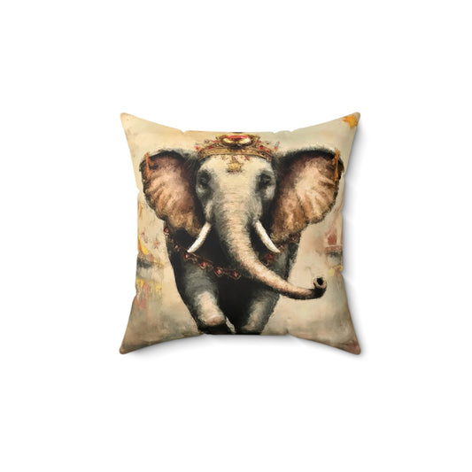 Circus Elephant Pillow. with Insert