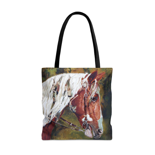 Tote Bag Warriors Horse Equine Design