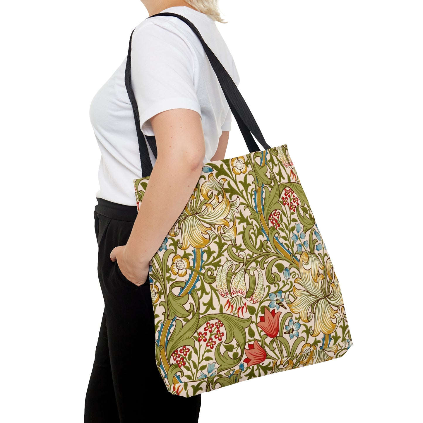 Tote Bag - Golden Lilly William Morris Design