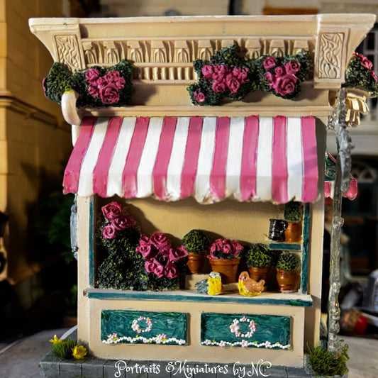 Miniature Flower Shop - Miniature Table Top Decor