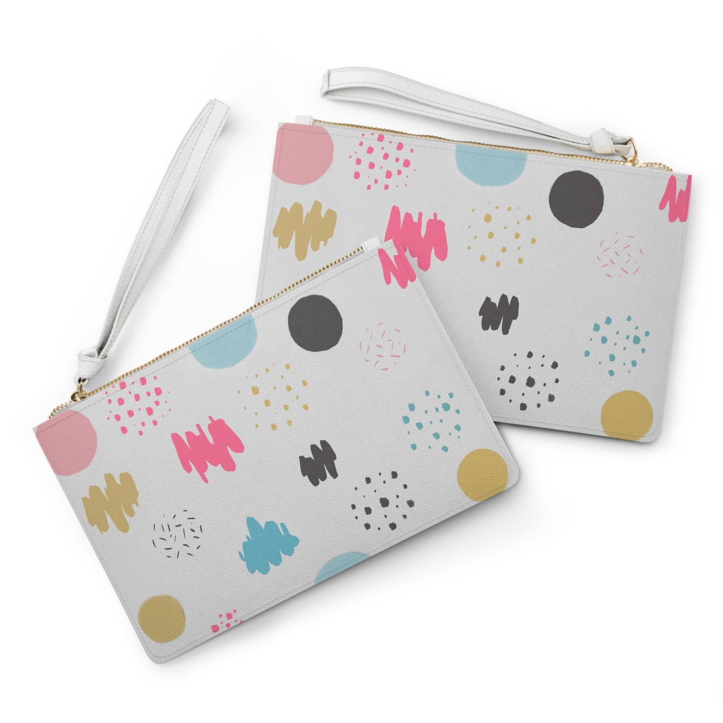 Clutch Bag Colorful Circle Design