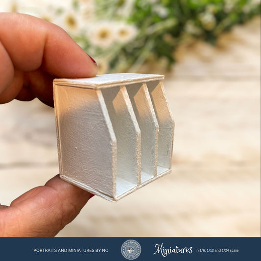 Dollhouse Magazine Rack Scalable SVG File - DIY KIT