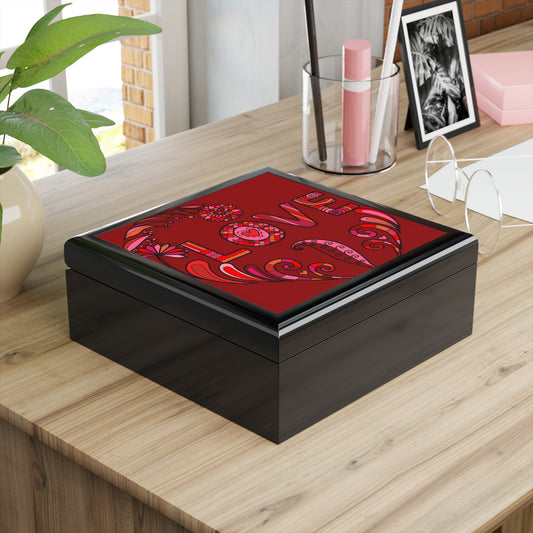 Jewelry Box - Boho Love Lacquered Keepsake Box