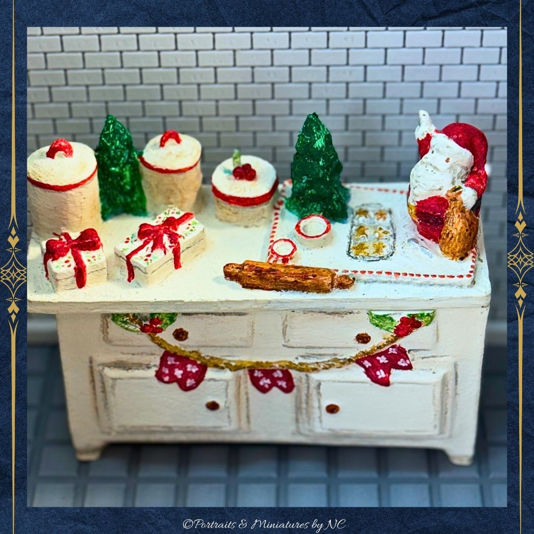 Christmas Baking Station top view
