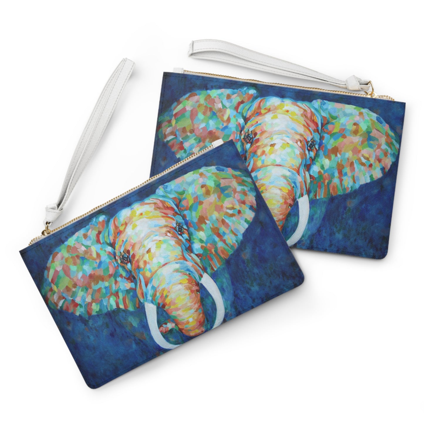 Clutch Bag - Colorful Elephant