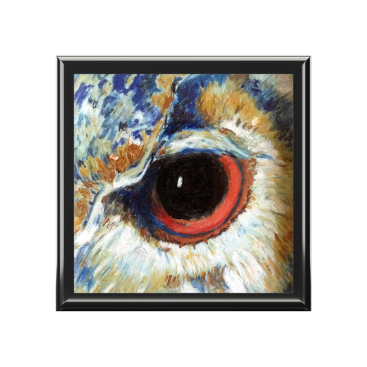 Keepsake/Jewelry Box - Owl Eye - Lacquer Box