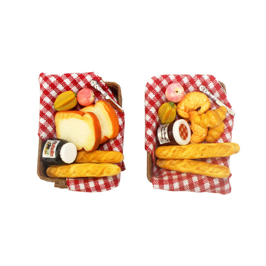 Miniature Food Play Mini Bread Basket