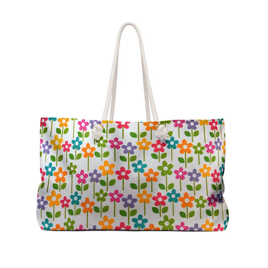 Weekender Tote Bag - Tiny Flowers back
