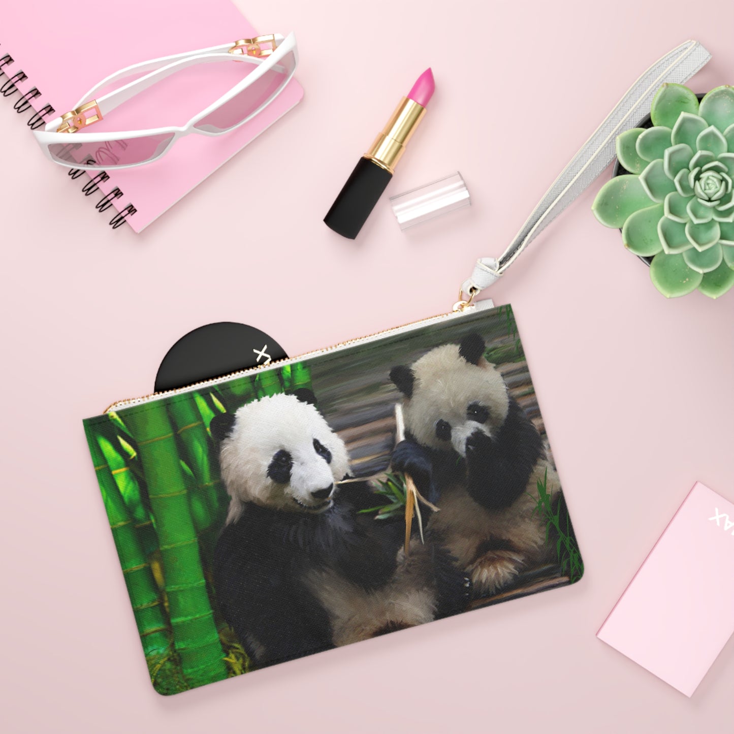 Clutch Bag - Pandas