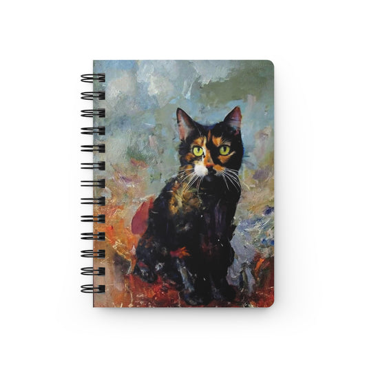 Spiral Bound Journal - Cat front