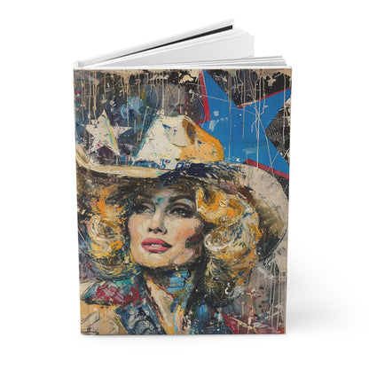 Hardcover Journal Matte - Country Queen open