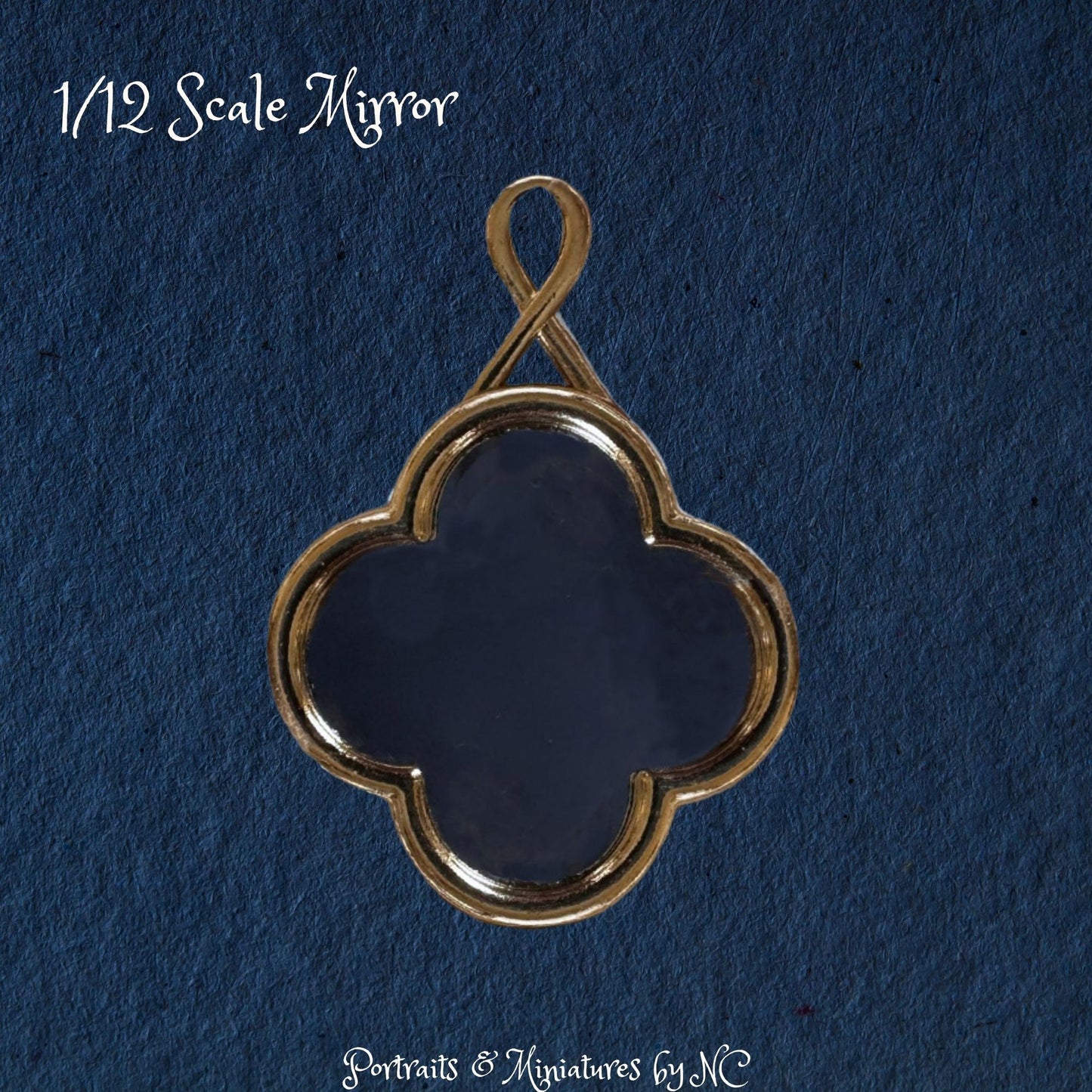 Dollhouse Mirror 1/12 Scale Miniature Accessory