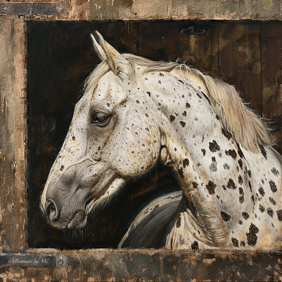 Appaloosa  BY Stable Door Horse Portrait