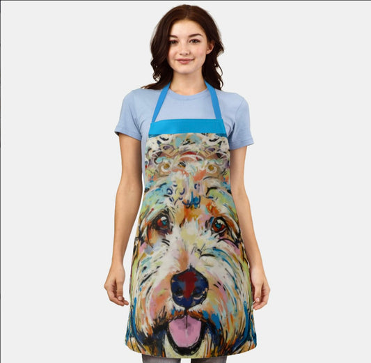 Apron with Doodle Design Medium