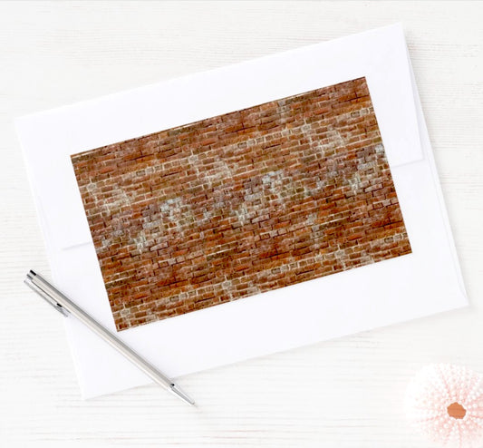 Rectangle Brick wall sticker