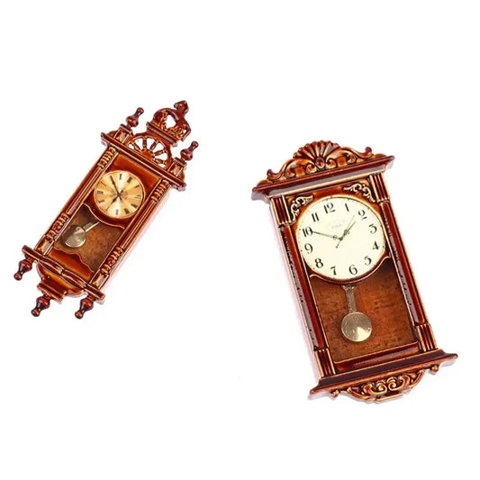 1:12 Dollhouse Miniature Wall Clock - Miniature Home Decor Accessories top view