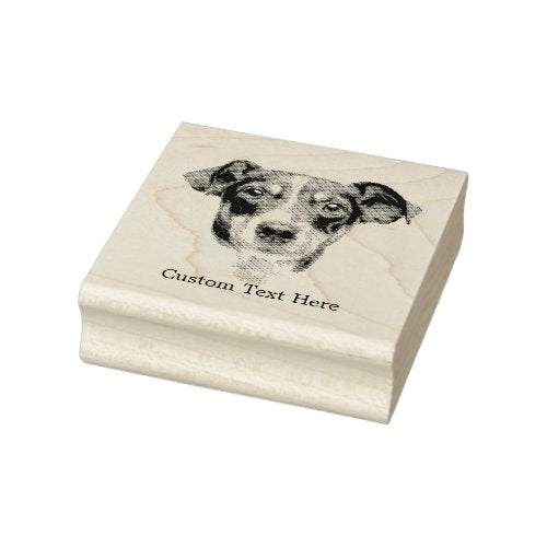 Custom Pet Photo Rubber Stamp