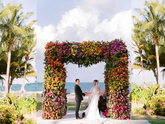 Custom Order 1/12 Scale Shadowbox - Miniature Coastal Nuptials