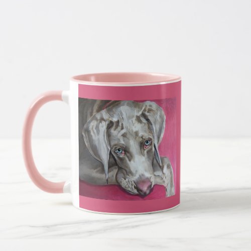 Weimaraner Two Tone 11 oz Mug