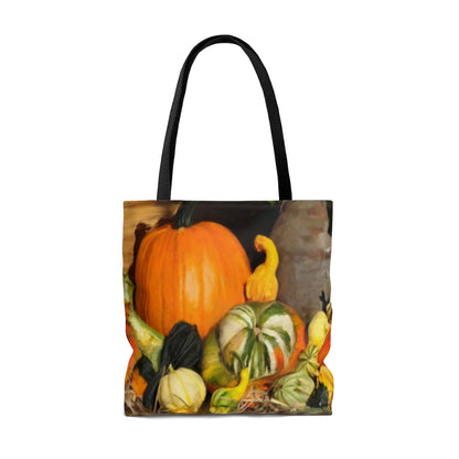 Tote Bag - Bountiful Harvest  Gourds large back