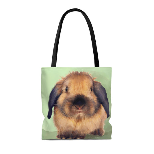 Tote Bag - Holland Lop Design small back
