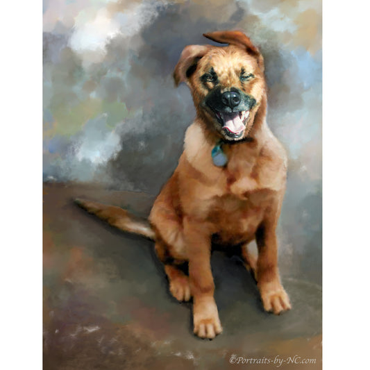 German Shepherd Custom Portrait