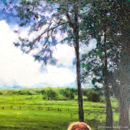 Cocker Spaniel Oil Portrait
