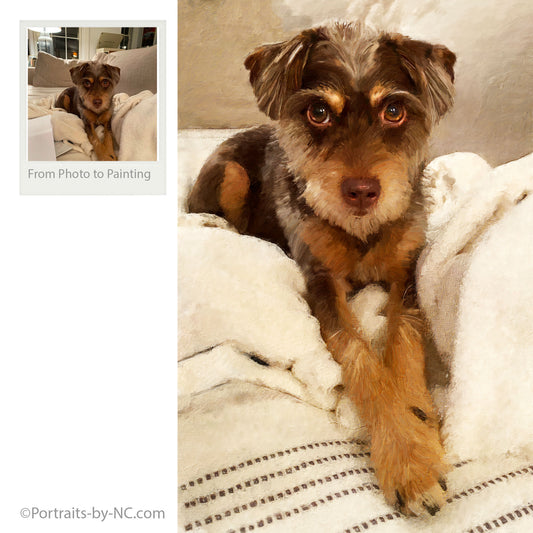 Dog Portrait from Photo