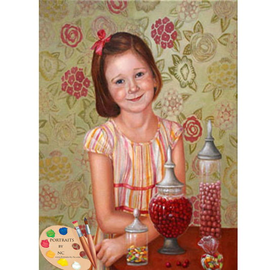 Child Portrait Lillian the Sweet Sneak 121 - Portraits by NC