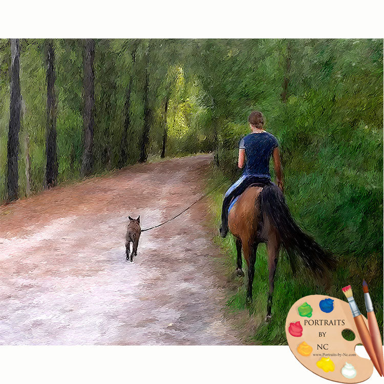 Horseback Rider Portrait 628