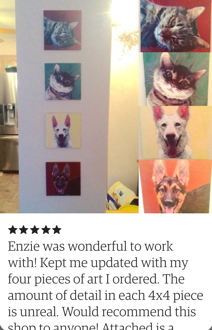 dog portrait review