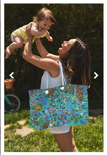 Blue Extrusion - Weekender Tote Bag - Portraits by NC