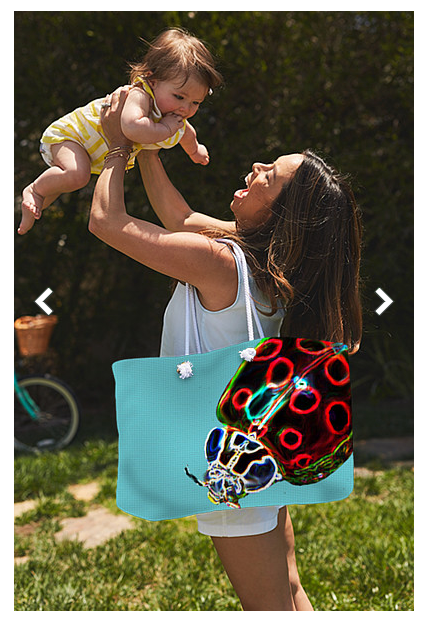 Ladybug - Weekender Tote Bag - Portraits by NC