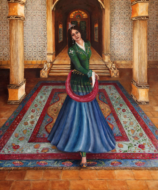 Court Dancer - Metal Print front