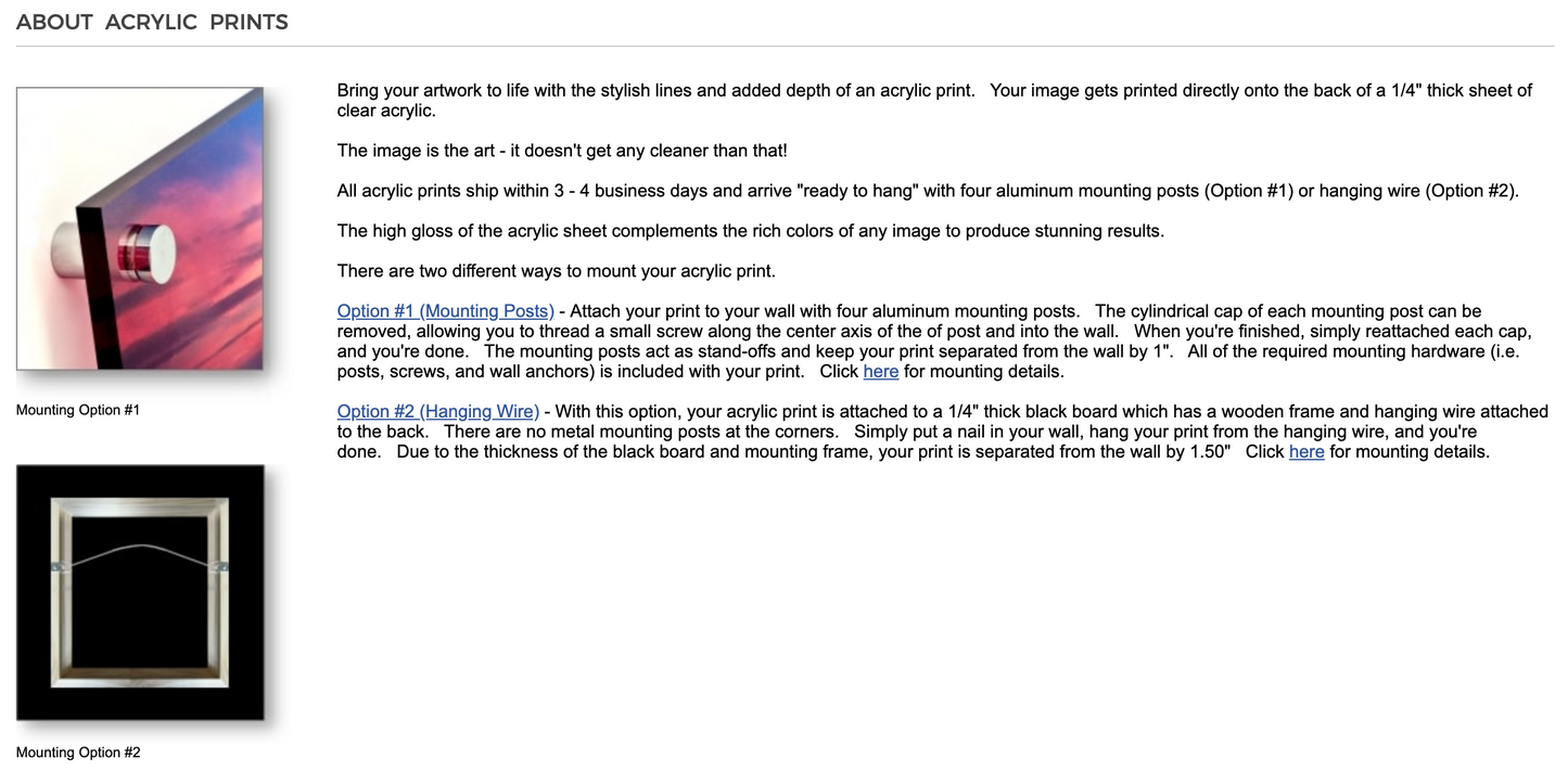 Acrylic Print Template - Portraits by NC