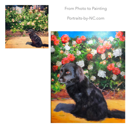 Cocker Spaniel Portrait from Photo