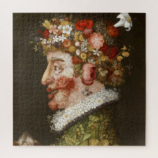 Spring by Giuseppe Arcimboldo Puzzle detail