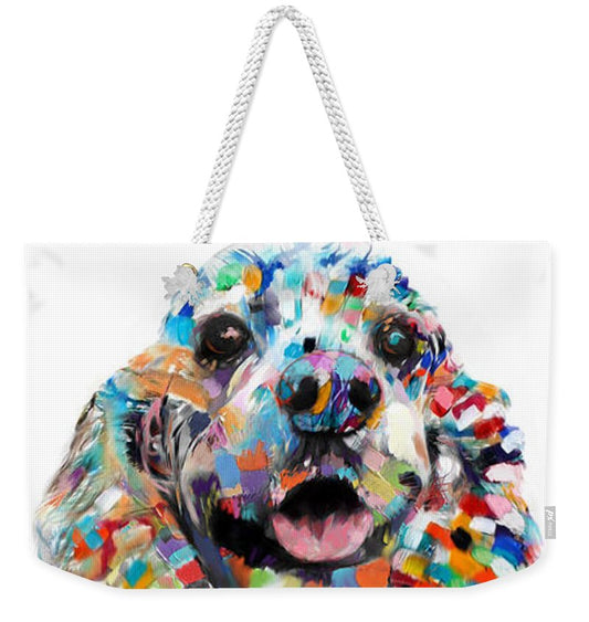 Abstract Cocker Spaniel - Weekender Tote Bag - Portraits by NC