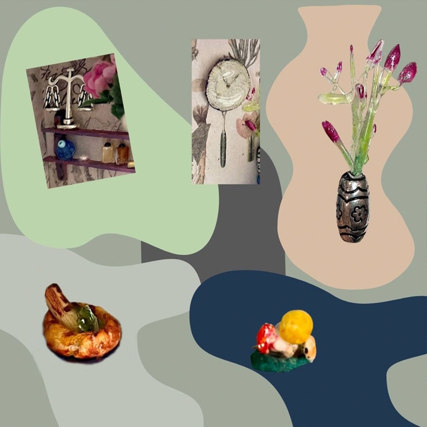 The Herbalist Shop Miniature 1/24 scale Diorama