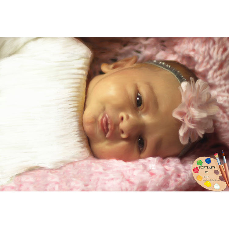 Baby Girl Portrait 389 - Portraits by NC