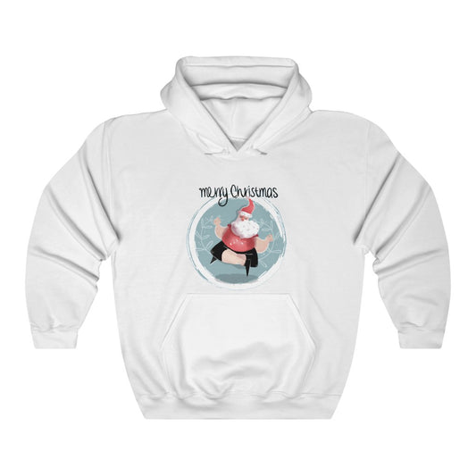 Dancing Santa Unisex Heavy Blend™ Kapuzen-Sweatshirt